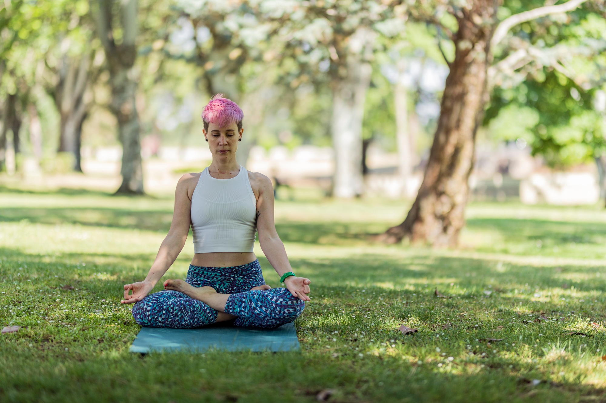 Yoga at morning
