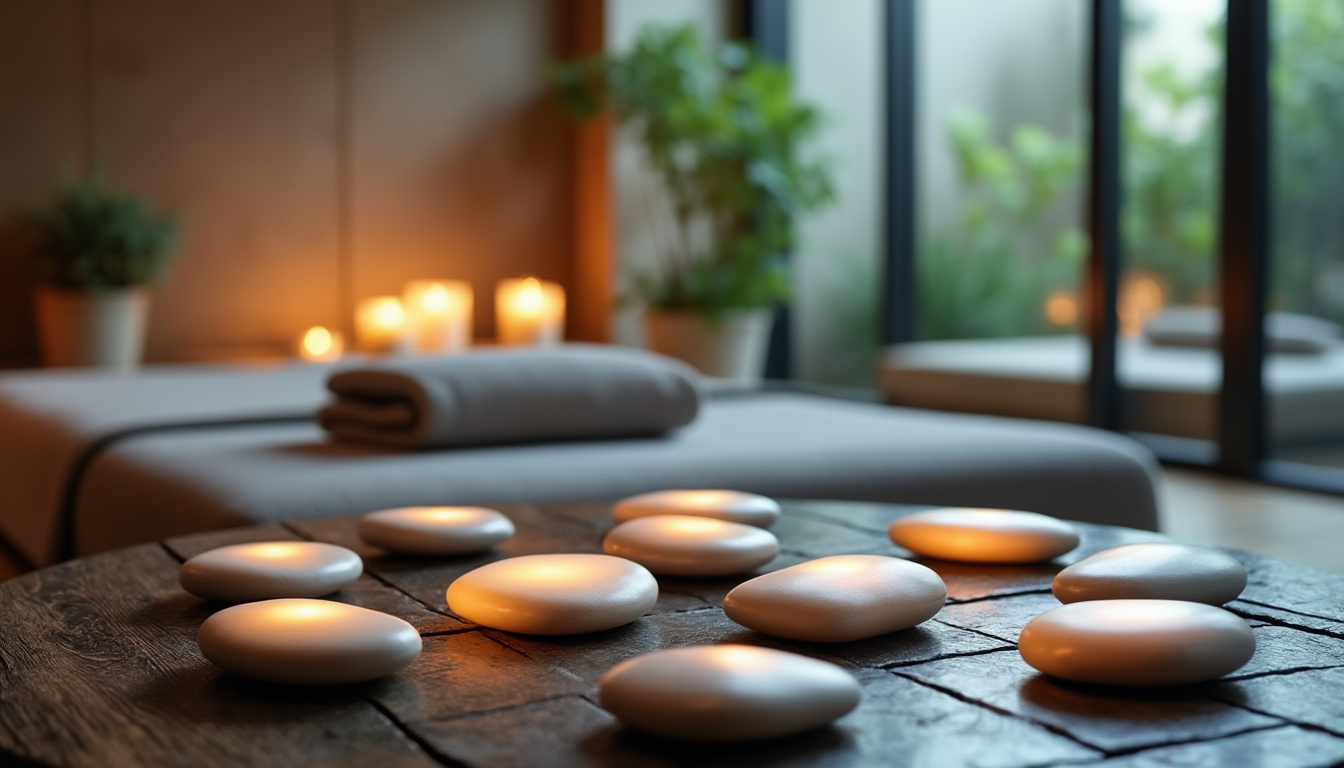 découvrez les bienfaits du massage aux pierres chaudes à la source d’équilibre : détente profonde, soulagement des tensions et harmonisation du corps et de l’esprit dans un cadre apaisant.