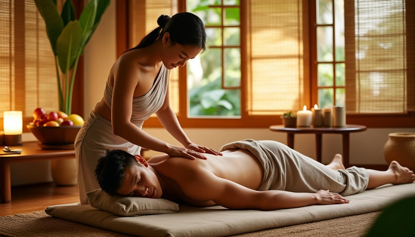 découvrez pourquoi le massage thaï traditionnel séduit le monde entier : ses bienfaits uniques pour le corps et l’esprit, ses techniques ancestrales et l’expérience de détente profonde qu’il procure.