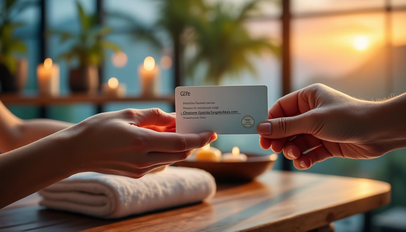 découvrez pourquoi offrir une carte cadeau pour un massage est le présent idéal cette année : détente, bien-être et un moment unique à partager.